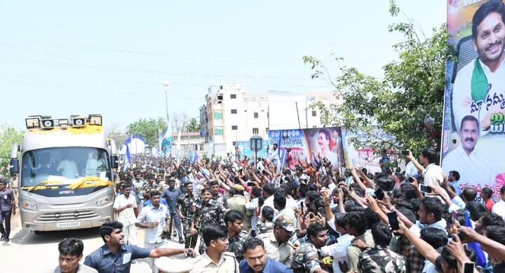 తిరువూరులో జగన్ కు అపూర్వ స్వాగతం