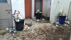 কর্মবিরতির জের, আবর্জনার স্তূপ বিষ্ণুপুর সুপার স্পেশ্যালিটি হাসপাতালে