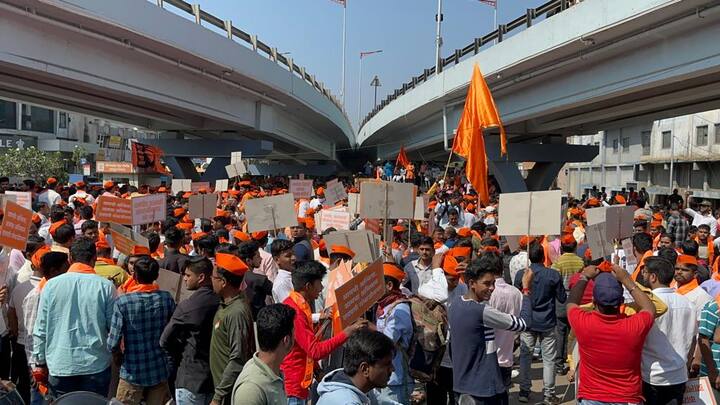 छत्रपती संभाजीनगर नामांतराच्या समर्थनार्थ सकल हिंदू समाजाच्या वतीने आज मोर्चा काढला जात आहे.
