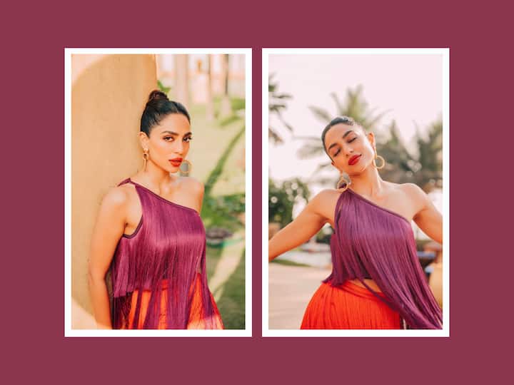 Sobhita Dhulipala recently posed in a feathery outfit and also gave hints about the release of the second part of 'The Night Manager'.