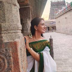 Pavani Reddy : 'கொக்கு சைவக் கொக்கு..'பிக்பாஸ் புகழ் பவானி ரெட்டியின் கண்கவர் சேலை க்ளிக்ஸ்!