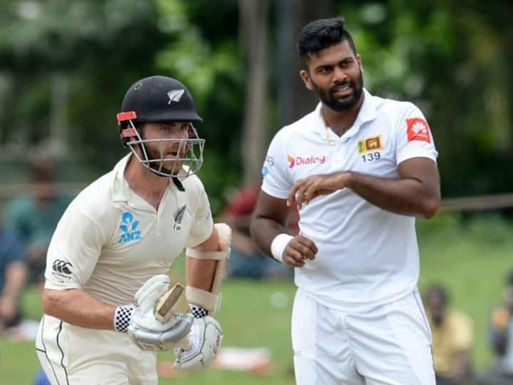 SL vs NZ 2nd Test Lahiru Kumara records worst bowling figures by Sri Lankan in Test cricket history SL vs NZ 2nd Test: కుమారను కుమ్మేశారు - చెత్త రికార్డు మూటగట్టుకున్న లంక బౌలర్