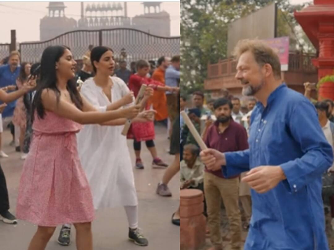German Ambassador Dances To Naatu Naatu In Old Delhi జర్మనీ అంబాసిడర్ సర్‌ప్రైజ్ - చాందినీ చౌక్‌లో ‘నాటు నాటు’ పాటకు స్పెప్పులు, వీడియో వైరల్