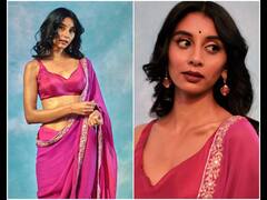 Dolly Singh Gives Vintage Vibes In A Fuchsia Pink Saree, SEE PICS