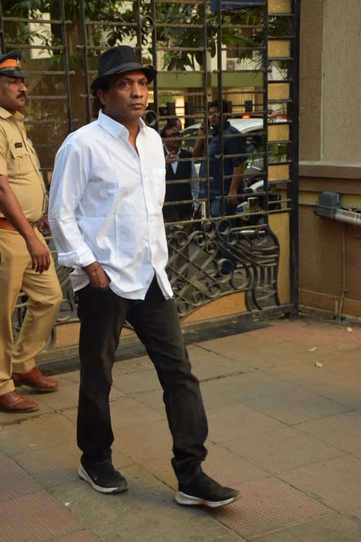Comedian Sunil Pal spotted arriving for the prayer meet.