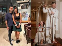 पति निखिल संग Dalljiet Kaur का हनीमून, शॉर्ट स्कर्ट-टॉप पहने कूल दिखीं एक्ट्रेस, शेयर की फर्स्ट ऑफीशियल डेट की फोटोज