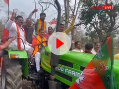 कमलनाथ के गढ़ में BJP प्रदेश अध्यक्ष की ट्रैक्टर सवारी, बोले- '2023-24 में छिंदवाड़ा रचेगा इतिहास'