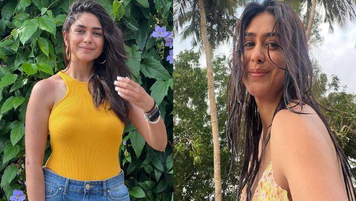 Mrunal Thakur Pics: ਅਦਾਕਾਰਾ ਮ੍ਰਿਣਾਲ ਠਾਕੁਰ ਇੰਸਟਾਗ੍ਰਾਮ 'ਤੇ ਆਪਣੀਆਂ ਬੋਲਡ ਤਸਵੀਰਾਂ ਪੋਸਟ ਕਰਦੀ ਰਹਿੰਦੀ ਹੈ। ਹਾਲ ਹੀ 'ਚ ਅਦਾਕਾਰਾ ਨੇ ਮਸਤੀ ਭਰੇ ਅੰਦਾਜ਼ 'ਚ ਸਟਾਈਲਿਸ਼ ਤਸਵੀਰਾਂ ਸ਼ੇਅਰ ਕੀਤੀਆਂ ਹਨ।