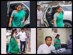 Delhi Excise Policy Case: KCR's Daughter K Kavitha At ED Office For Second Round Of Questioning — IN PICS