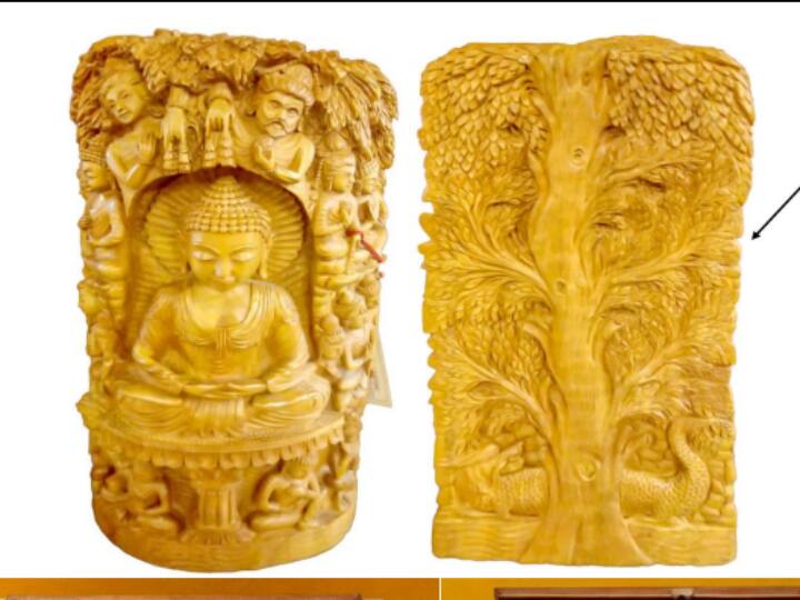 PM Modi gifts Sandalwood Buddha Statue from Karnataka Kadamwood Jali Box To Japan PM PM Modi: पीएम मोदी ने जापान के पीएम फुमियो किशिदा को गिफ्ट में दी बुद्ध की प्रतिमा, कर्नाटक के चंदन से बनी है मूर्ति