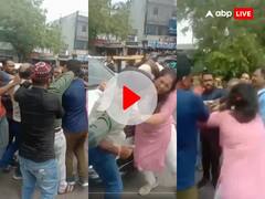 गाड़ी को ओवरटेक करना महिला को पड़ा भारी, कार चालक ने बीच सड़क पर मार दिया थप्पड़, देखें वीडियो