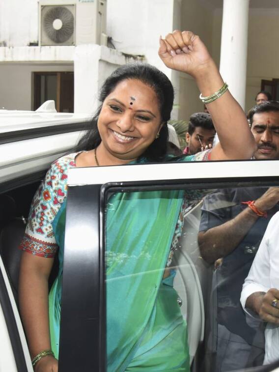 ముగిసిన కవిత ED విచారణ, ఉత్సాహంగా ఇంటికి ఎమ్మెల్సీ!