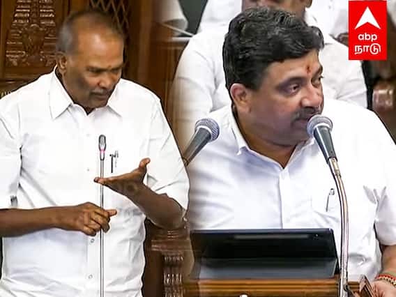 ADMK Walkout : பட்ஜெட் வாசித்த பிடிஆர்.. கத்தி கூச்சலிட்ட  அதிமுகவினர்..டென்ஷனான அப்பாவு