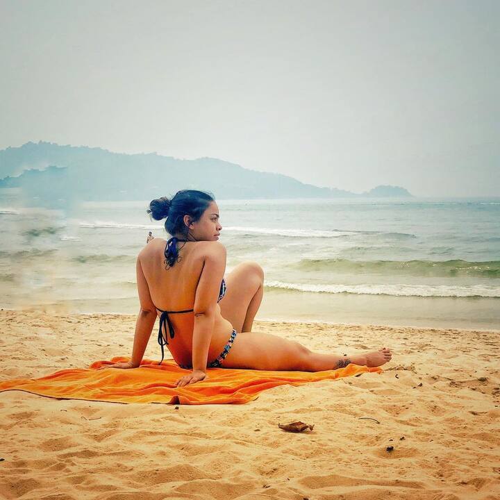 बिकिनीतील या फोटोने सोशल मीडियाचा पारा वाढवला होता.