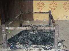 हरदोई में दिल दहलाने वाली घटना, चारपाई पर सो रही मां-बेटी को जेठ ने जिंदा जलाया, बच्ची की मौत