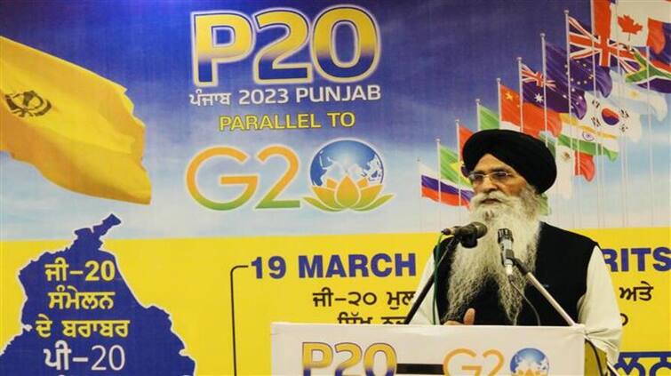 dal khalsa s p 20 summit equal to g20 leaders said there can be no peace without justice and no progress without peace Amritsar News: ਜੀ-20 ਦੇ ਬਰਾਬਰ ਦਲ ਖਾਲਸਾ ਦਾ ਪੀ-20 ਸੰਮੇਲਨ, ਲੀਡਰ ਬੋਲੇ, ਨਿਆਂ ਤੋਂ ਬਿਨਾਂ ਸ਼ਾਂਤੀ ਨਹੀਂ ਹੋ ਸਕਦੀ ਤੇ ਸ਼ਾਂਤੀ ਤੋਂ ਬਿਨਾਂ ਤਰੱਕੀ ਸੰਭਵ ਨਹੀਂ...