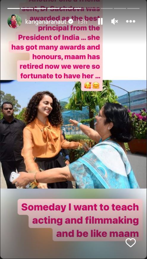 Kangana Ranaut Shares Throwback Pics, Recalls About The Dress She Designed For Her First Day In College