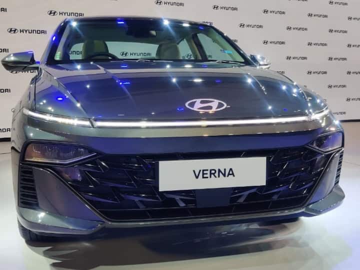 Hyundai has launched the new 2023 Verna sedan in India with a starting price of Rs 10.89 lakh. It is the new generation Verna, and it comes with radically different exterior plus interior along with new features as well. (Image Credit: Somnath Chatterjee)
