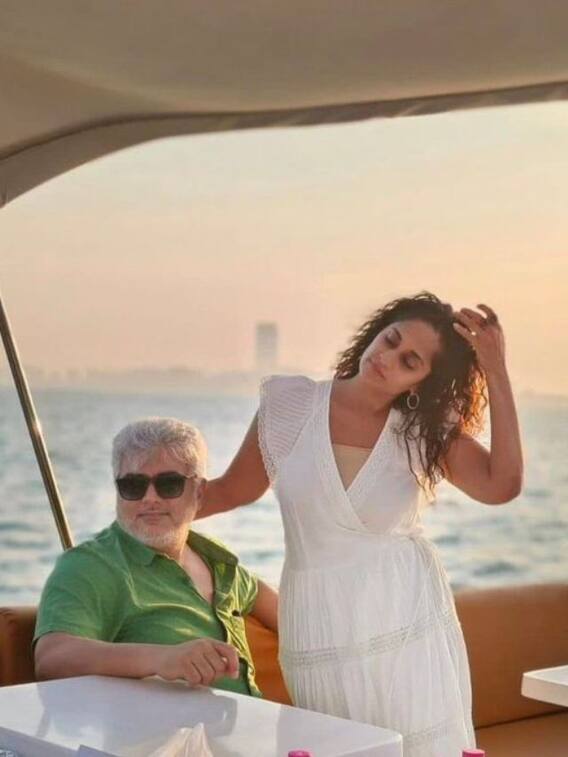 இணையத்தில் வைரலாகும் அஜித் - ஷாலினியின் க்யூட் படம்!