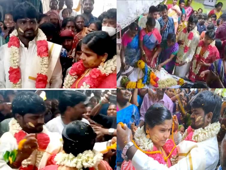 Kallakurichi The son of the dead father who married the woman to whom he was previously betrothed கள்ளக்குறிச்சி : உயிரிழந்த தந்தையின் உடல் முன்பு நிச்சயிக்கப்பட்ட பெண்ணை திருமணம் செய்து கொண்ட மகன்