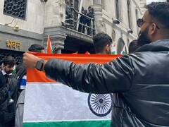 Protest Against Khalistan: लंदन में खालिस्तान समर्थकों को जवाब, हाई कमीशन के बाहर तिरंगे के साथ जुटे भारतीयों ने किया जोरदार प्रदर्शन, देखें तस्वीरें