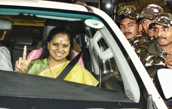 MLC Kavitha ED Investigation Close : లిక్కర్ స్కామ్ లో ముగిసిన ఎమ్మెల్సీ కవిత ఈడీ విచారణ | ABP Desam