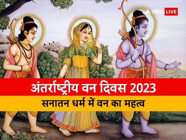 International Day of Forests 2023 lord rama vanvas and saints Tapasya know importance of forest in Hinduism International Day of Forests 2023: रामजी का वनवास हो या ऋषि-मुनियों का तप, सनातन धर्म में सदियों से रहा है वन का महत्व