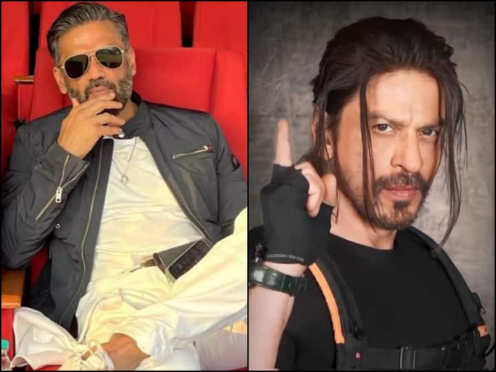 Suniel Shetty says Shah Rukh Khan changed Main Hoon Na climax because Sunil Shetty On Shah Rukh Khan: शाहरुख खान ने कर दिया था 'मैं हूं न' का क्लाइमेक्स चेंज, अब सुनील शेट्टी ने एक्टर को लेकर कही ये बात