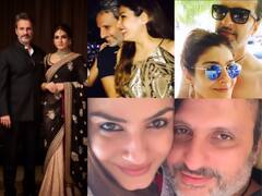 Raveena Tandon Anil Thadani Romantic Photos: रवीना टंडन की दुनिया हैं अनिल थडानी, पति के साथ कोज़ी तस्वीरें वायरल