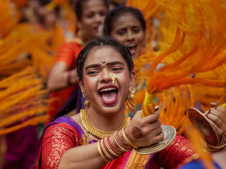 The state is celebrating the festival with a number of different processions and full of colours with a flavour of culture and traditions. (Image Source: PTI)