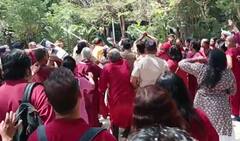 Pune Osho Ashram : पुण्यातील ओशो आश्रमाबाहेर गदारोळ; ओशो अनुयायांवर पोलिसांकडून लाठीमार