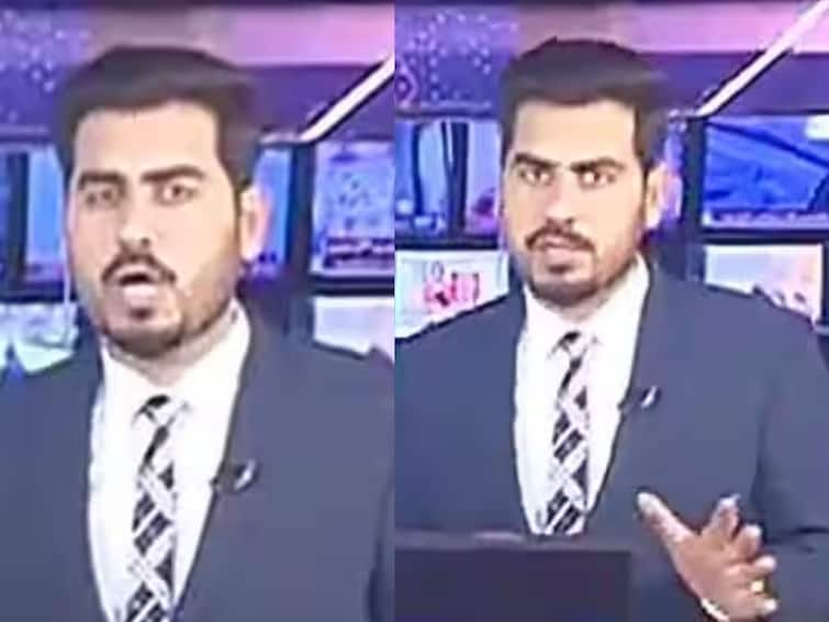 TV Anchor Continues Live Show Earthquake In Pakistan - watch video Watch Video: நிலநடுக்கத்தால் குலுங்கிய பில்டிங்.. தொடர்ந்து செய்தி வாசித்த செய்தி தொகுப்பாளர்.. வைரலாகும் வீடியோ!