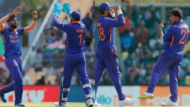 IND vs AUS 3rd ODI 1st Innings Highlights Australia Sets 270 Runs Target Against India Chepauk Stadium IND vs AUS 3rd ODI: হার্দিক, কুলদীপের দুরন্ত বোলিং, সিরিজ জিততে ভারতের লক্ষ্যমাত্রা ২৭০