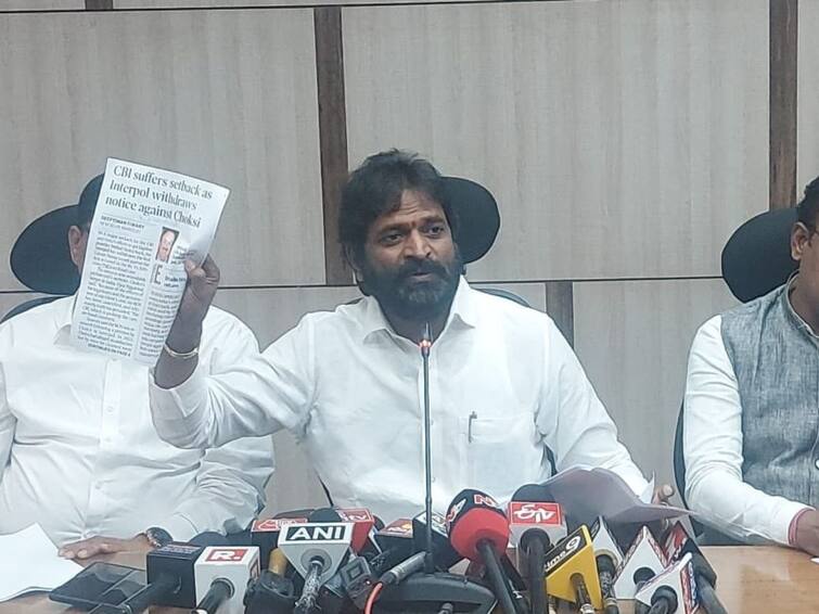 Telangana Minister Srinivas Goud Demands Apology From BJP For False Allegations Against Kavitha Telangana Minister Srinivas Goud Demands Apology From BJP For Levelling False Allegations Against Kavitha