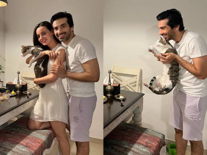 Mohit Sehgal-Sanaya Irani Pics: मोहित सहगल और सनाया ईरानी टीवी इंडस्ट्री में फैंस के फेवरेट कपल में से एक है. हाल ही में दोनों ने पारसी नया साल सेलिब्रेट किया है. नीचे देखिए उनकी तस्वीरें.....