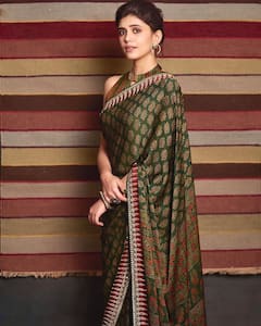 Sanjana Sanghi Looks Elegant Draped In Anita Dongre's Six Yards Of Grace, SEE PICS