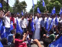 Kerala Students Union Holds Protest March Against State Police For Lodging Fake Cases