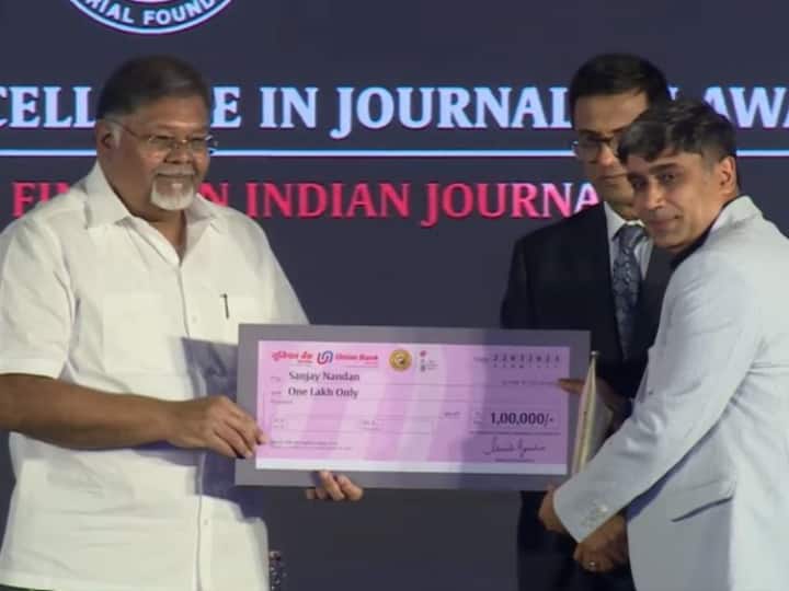 Ramnath Goenka Awards know About that Show for which ABP News Sanjay Nandan win this Award Ramnath Goenka Awards: जानिए उस शो के बारे में जिसके लिए एबीपी न्यूज़ के संजय नंदन को मिला रामनाथ गोयनका अवॉर्ड
