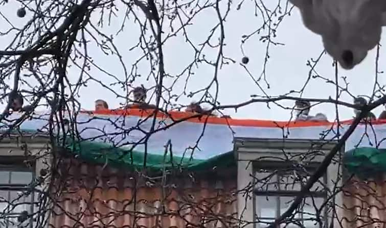 Giant Tricolour Adorns Indian Mission In UK Amid Fresh Protests By Khalistani Sympathisers. WATCH