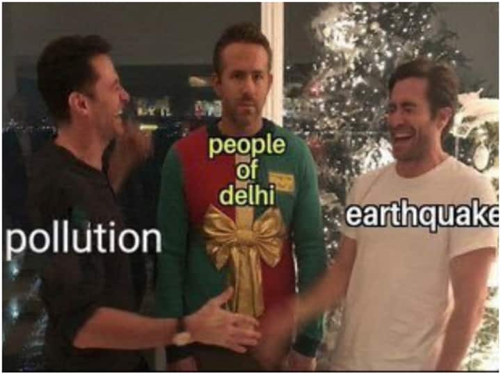 Earthquake in Delhi NCR shock waves felt across Noida funny memes social media reactions viral Delhi-NCR Earthquake Memes: दिल्ली-एनसीआर में भूकंप के बाद सोशल मीडिया पर आई मीम्स की बाढ़