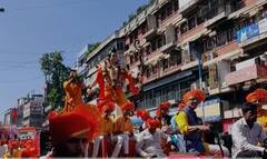 Pune Gudi Padwa 2023: पुण्यात पारंपारिक वेशात गुढीपाडव्याची धूम; ढोल ताशाच्या गजरात मिरवणूक