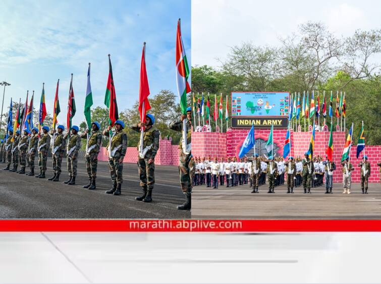 Pune news Military exercises of India and 24 African countries started with a bang in Pune maharashtra Pune News: पुण्यात भारत आणि 24 आफ्रिकी देशांच्या सैन्यदलांचा लष्करी सरावाला दणक्यात सुरुवात