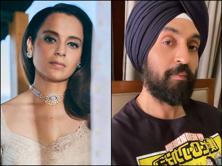 Kangana Ranaut warns Diljit Dosanjh of impending arrest for allegedly supporting Khalistanis Kangana Ranaut ने साधा  Diljit Dosanjh पर निशाना, खालिस्तानियों के समर्थन का आरोप लगा बोलीं- 'पोल्स आ गई..'