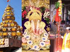 दगडूशेठ गणपती मंदिराला गुढी पाडव्यानिमित्त फुलांची भव्य आरास!