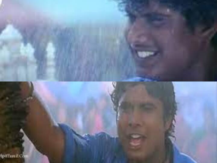 சொட்ட சொட்ட : “நீருக்கும் நமக்கும் ஒரு தேவபந்தம் அன்பே உருவானது..”நீருக்குள் முகம் பார்த்த ஜோடியை, மீண்டும் மழை சேர்த்தது. இது காதலிக்காக காதலன் பாடுவது.