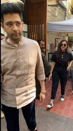 In Pics: कल डिनर और आज लंच! Parineeti Chopra के साथ मुंबई में दिखे AAP नेता Raghav Chadha, डेटिंग की अटकलें तेज