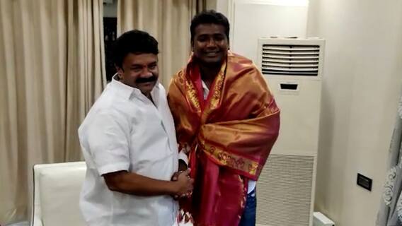 Rahul Sipligunj With Talasani Srinivas Yadav | మంత్రి తలసానితో రాహుల్ సిప్లిగంజ్ భేటీ | ABP