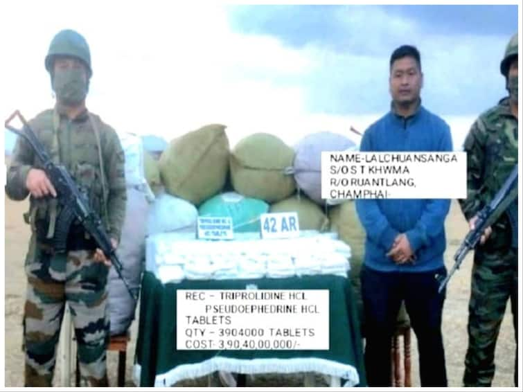 Drugs Worth Rs 400 Cr Seized By Security Forces In Assam Mizoram 3 Arrested Drugs Worth Rs 400 Crore Seized By Security Forces In Assam, Mizoram, 3 Arrested