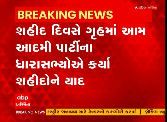 Gujarat Assembly : AAPના ધારાસભ્યોએ વિધાનસભામાં કર્યા શહીદોને યાદ, શું કરી માંગણી?