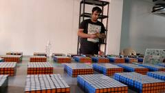 4212 रुबिक क्यूबद्वारे सर्वात मोठी साईंची प्रतिमा, इंडिया बुक ऑफ रेकॉर्डमध्ये नोंद